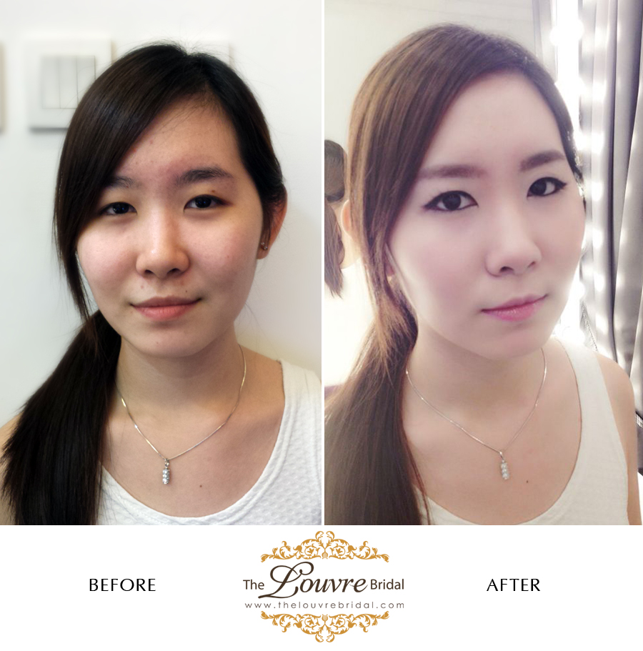 first korean bridal makeup by koreans in singapore